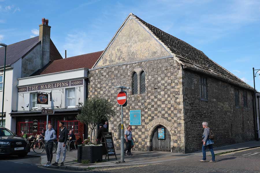 The Marlipins Museum and Marlipins pub Shoreham by Sea West Sussex