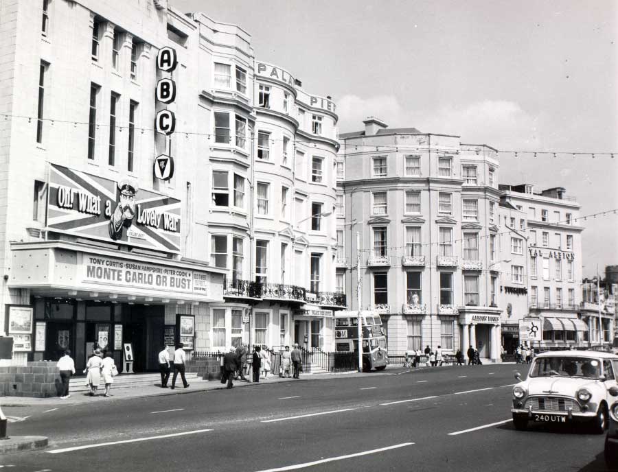 ABC Cinema Grand Junction Road Brighton c1970. Showing 'Oh What a lovely War' and 'Monte Carlo or Bust'