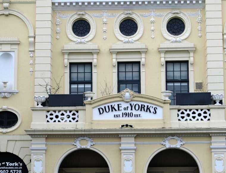 Exterior of Duke of York's Cinema Preston Circus London Road Brighton. Opened 1910 and is almost certainly the oldest surviving purpose-built cinema in continuous use as such in Britain