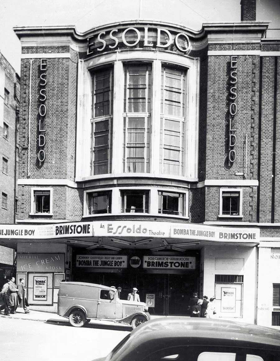 Essoldo cinema in North Street, Brighton. Opened in April 1940, and was orignally known as the Imperial Theatre. It was one of the last traditional picture houses built in Brighton.