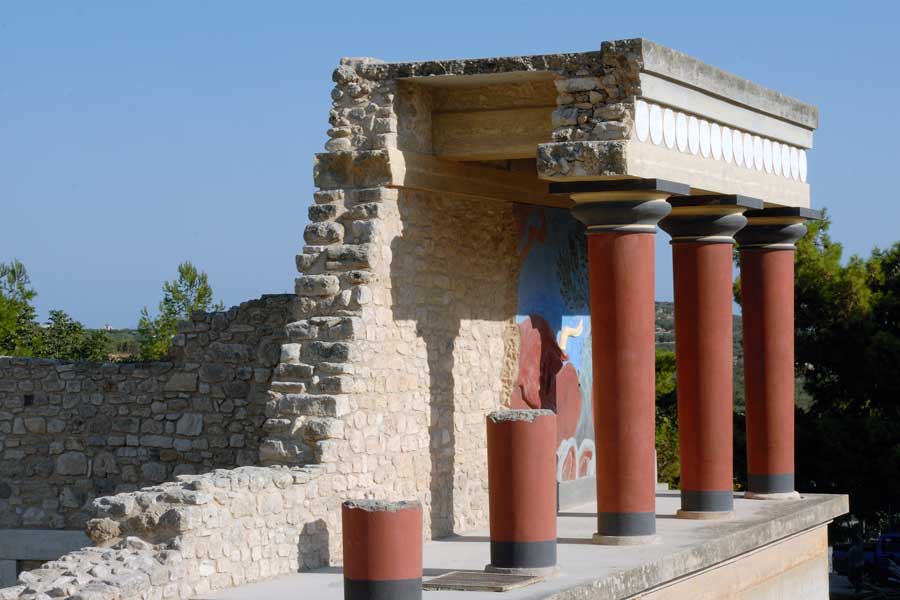 Ruins of the Palace of Knossos Crete
© rosemaryandporkbelly