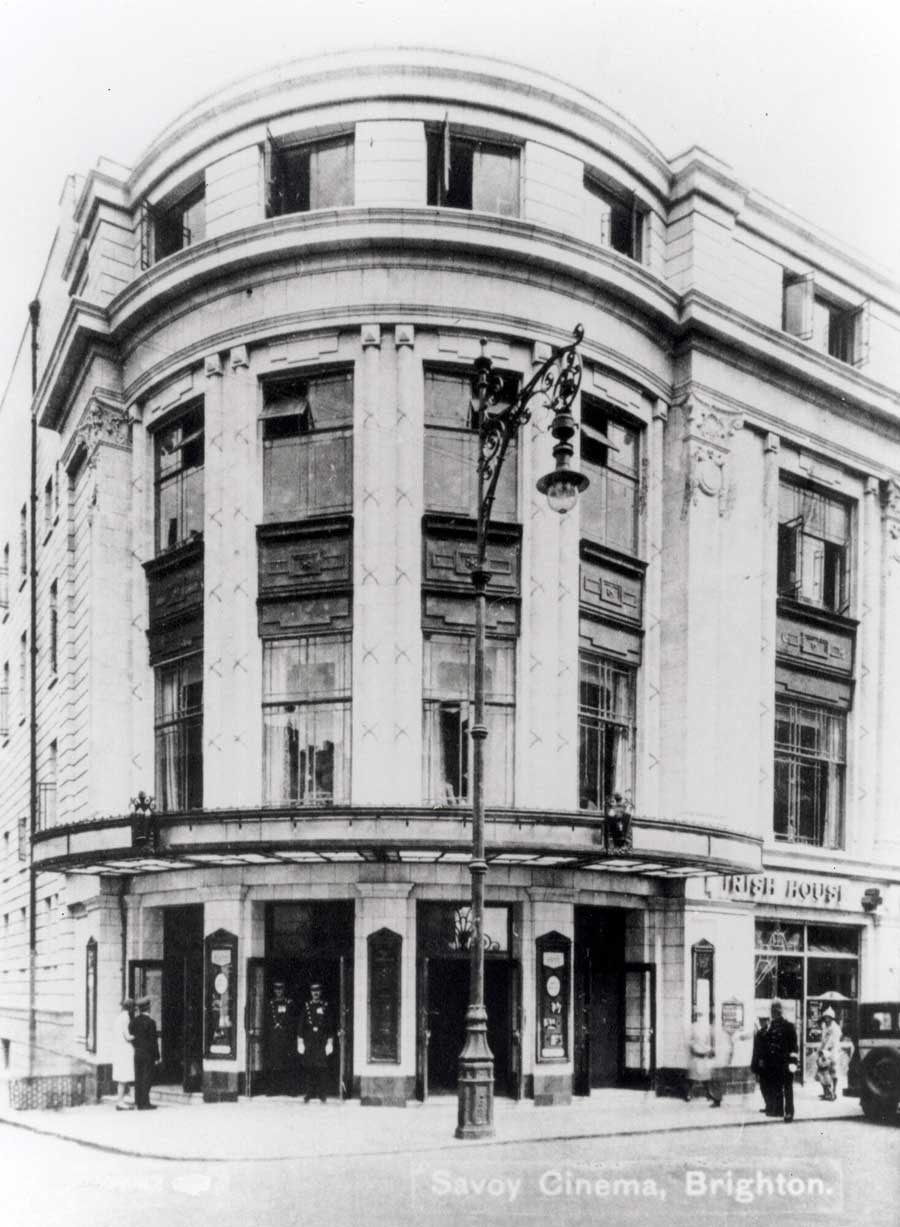 Savoy cinema, Brighton. View of northern entrance on East Street.