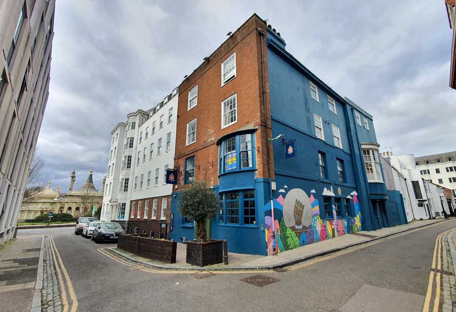 The Marlborough Pub and the Actors Theatre at 4 Princes Street, Brighton