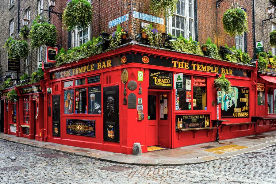 The Temple Bar Dublin Ireland
Image by Leonhard Niederwimmer from Pixabay