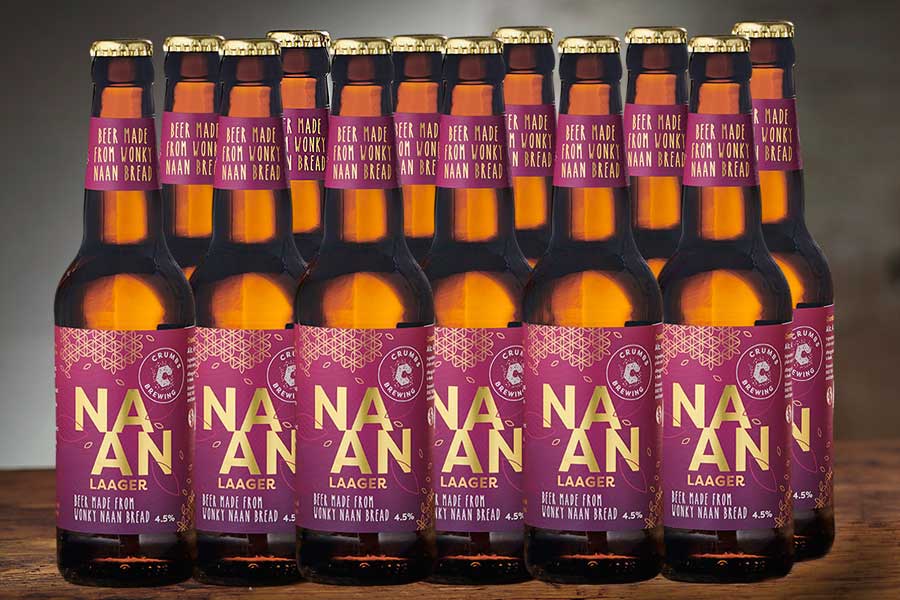12 bottles of Crumbs Brewing Naan laager