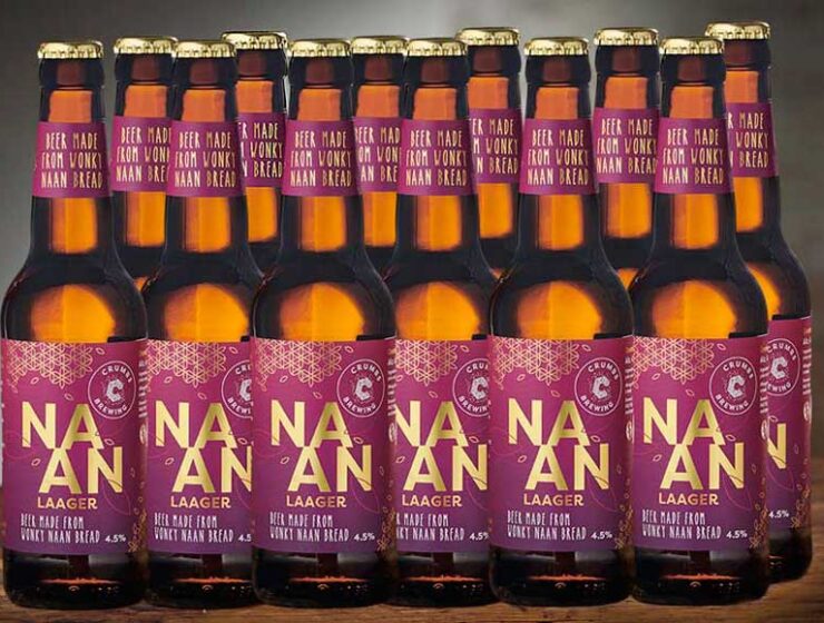 12 bottles of Crumbs Naan laager