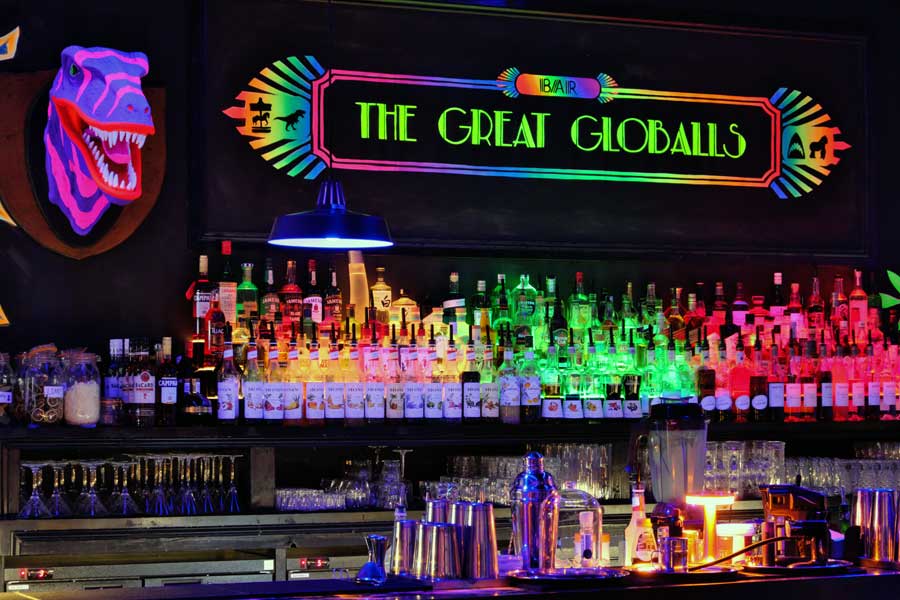 The Cocktail Bar at Globalls Brighton Marina East Sussex