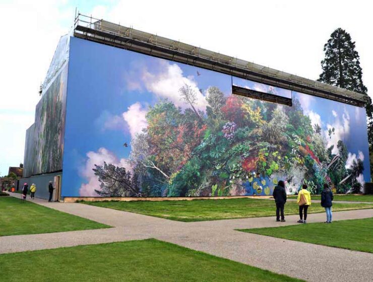 Planet Wakehurst art installation at Wakehurst West Sussex