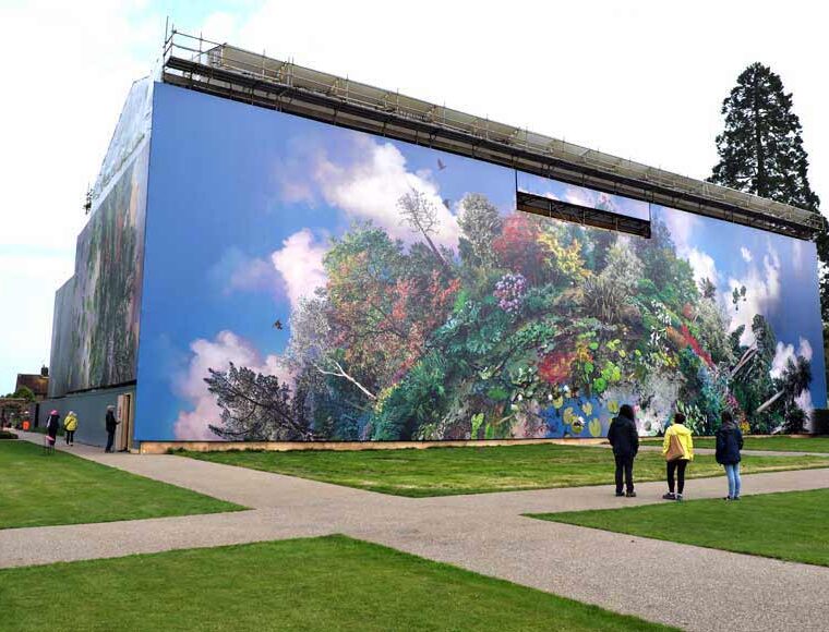 Planet Wakehurst art installation at Wakehurst West Sussex