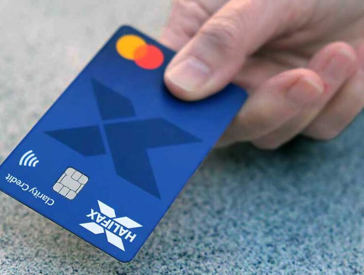 Blue Halifax Clarity credit card