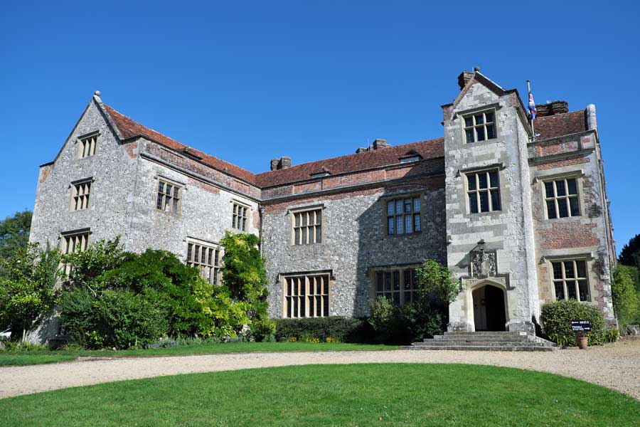 Elizabethan Chawton House in Hampshire, UK, home of Edward Austen Knight brother of Jane Austen
