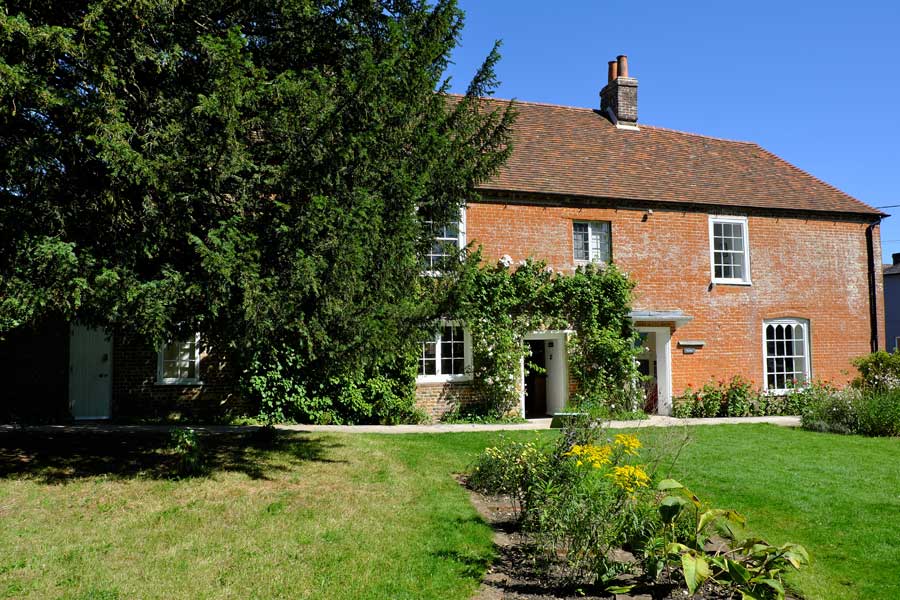 Jane Austen House and garden Chawton, Hampshire, UK