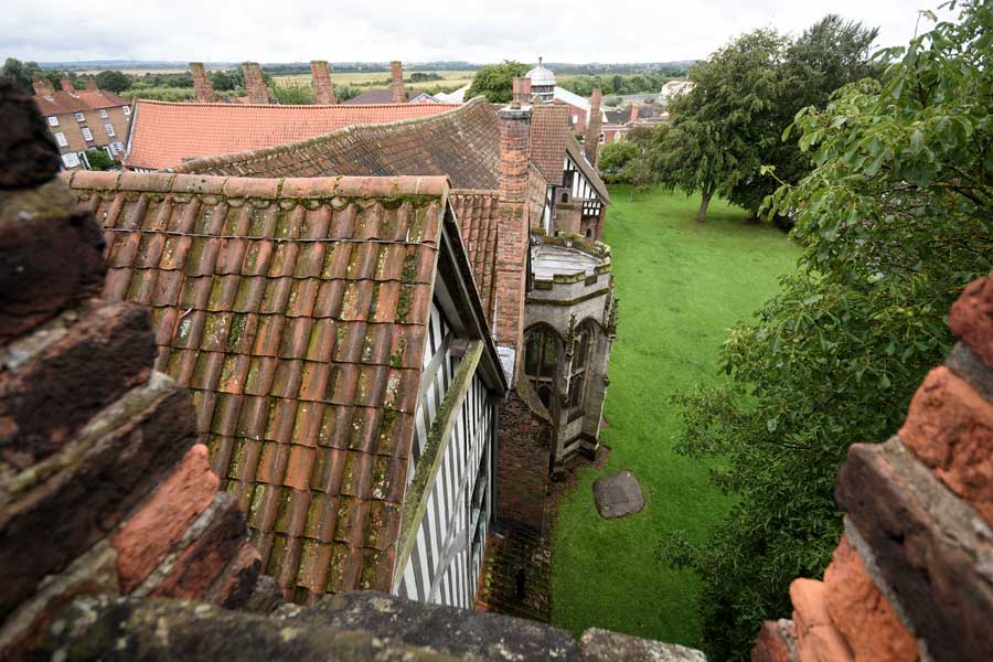 Gainsborough Old Hall Tower, Lincolnshire, UK