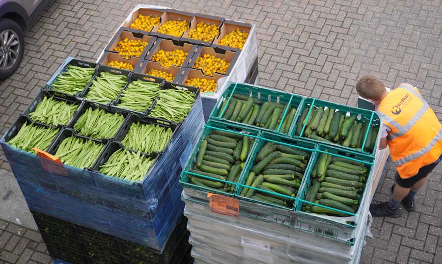 Donation of Vegetables to FareShare Sussex and Surrey