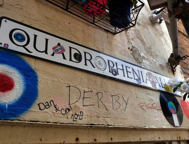 Quadrophenia Alley street sign, Brighton East Sussex
