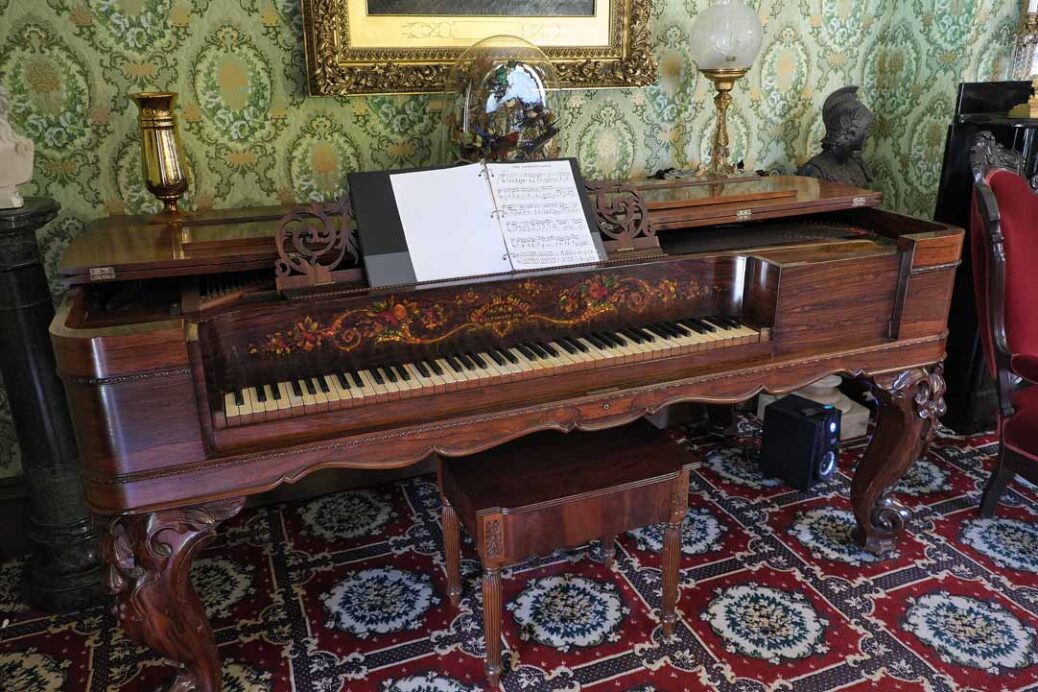 Victorian era piano Ebenezer Maxwell Mansion Philadelphia