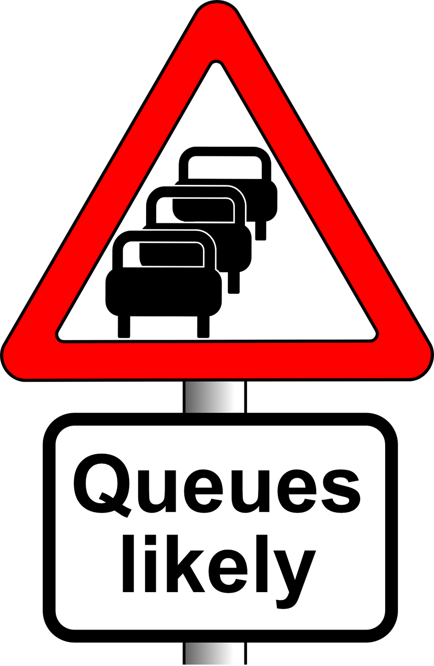 Queues Likely sign
hassle-free European getaway