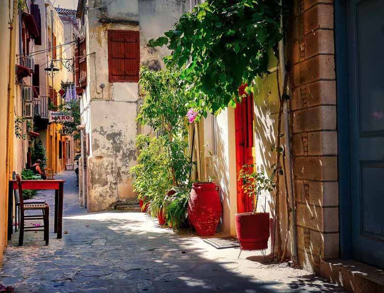Alley in Chania Crete