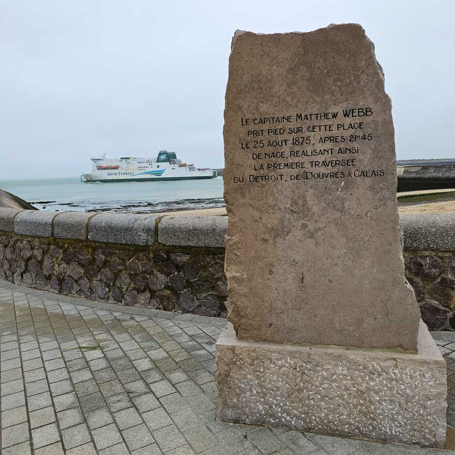 Monument to Captain Matthew Webb (1848–1883) an English seaman, swimmer and stuntman who became the first person to swim the English Channel without the use of artificial aids.