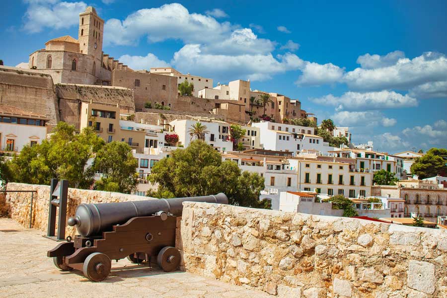Ibiza Castle and cannon