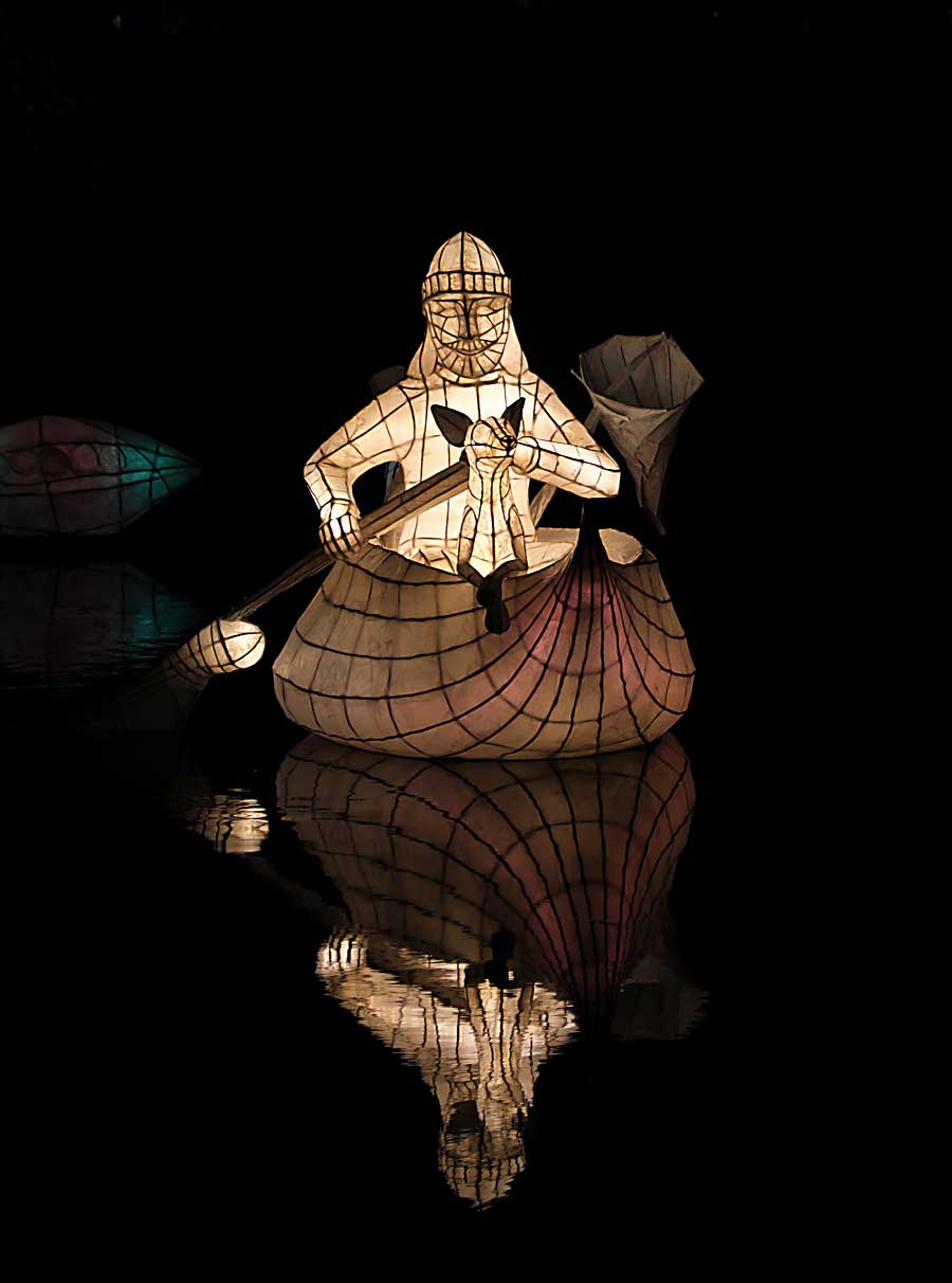 The Seed Collector on Mansion Pond at Wakehurst Glow Wild