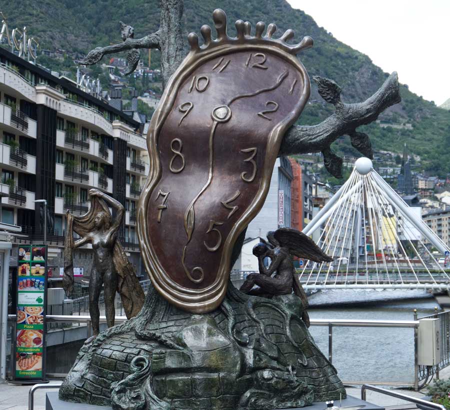 La Noblesse du temps by Salvador Dalí  in Andorra