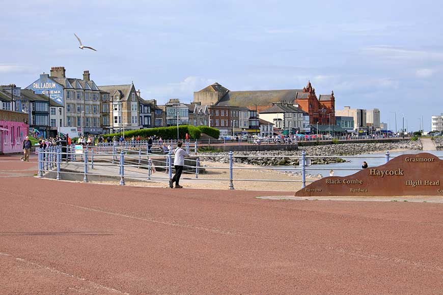 Morecambe Promenade and beach