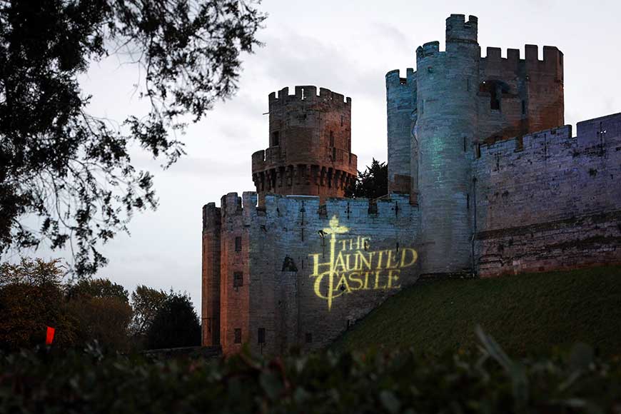 Warwick Castle at Halloween