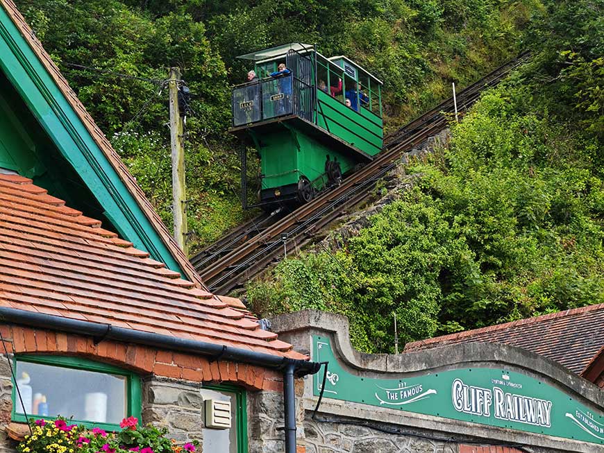 The Cliff Railway at Lynmouth, UK