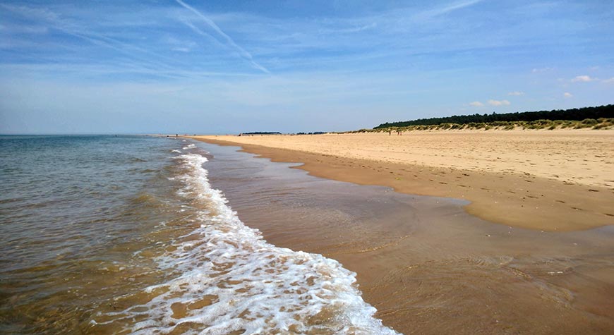 Holkham Beach, Norfolk coast, England