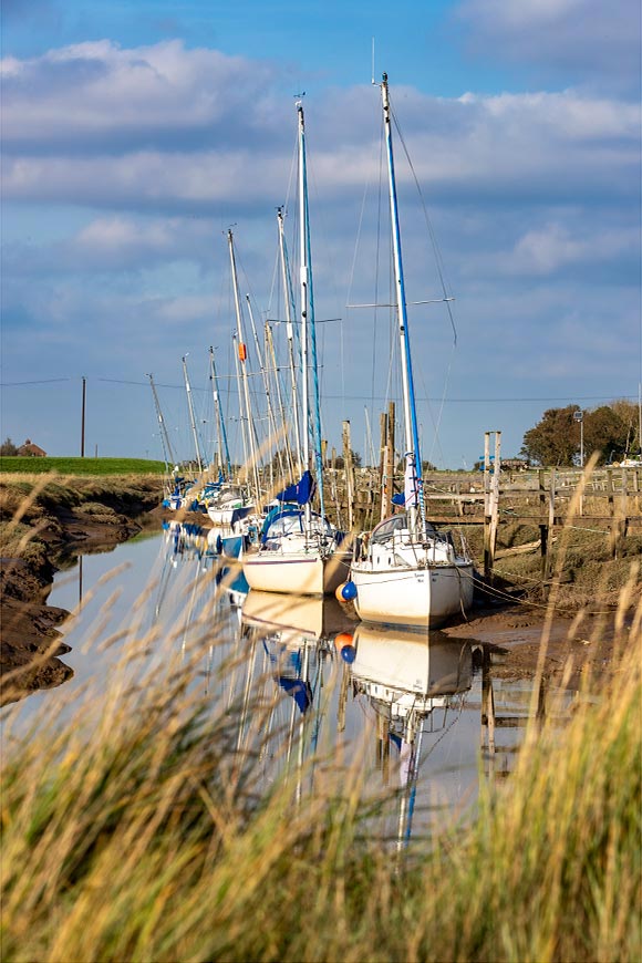 Sail boats at Gibraltar Point Lincolnshire