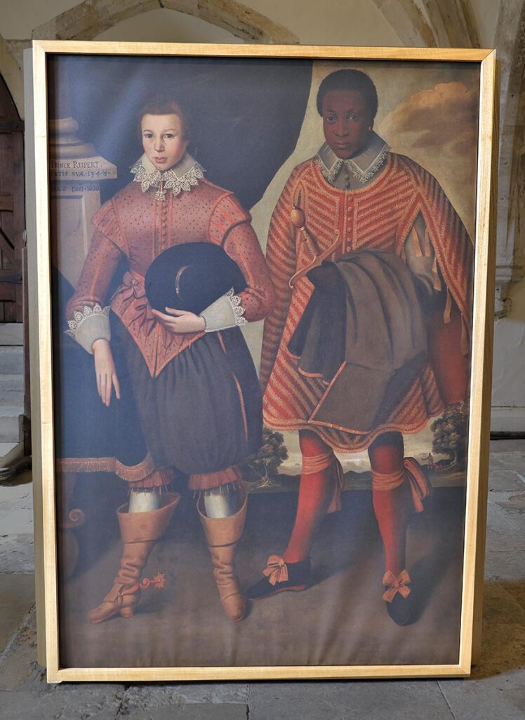 Replica of Two Boys painting Penshurst Place Kent